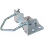 Abrazadera de mástil ShiverPeaks 89857 acero galvanizado para mástiles de hasta 60 mm