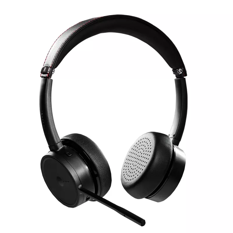 Auriculares Tellur Voice Pro inalámbricos para call center negros TLL411007