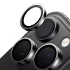 Torras Lensguard X00FX1568 cristal para cámara de iPhone 16 Pro, vidrio templado, 0,25 mm, 9H+, negro