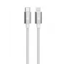 Cable TB USB-C - Lightning trenzado 1m, plata