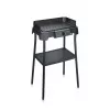 Parrilla eléctrica de sobremesa SEVERIN PG 8596, 2000 W, parrilla rectangular, negra, mando giratorio