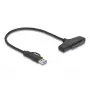 Convertidor DeLOCK USB a SATA 6 Gb/s USB Type-C Type-A 0,3 m