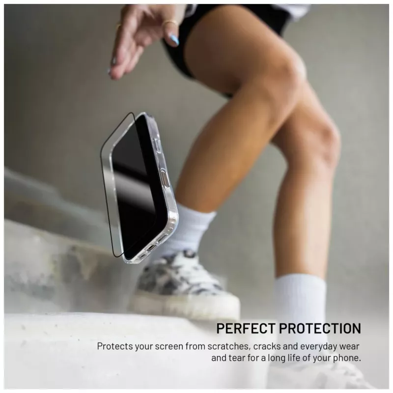 Protector de pantalla de cristal templado FIXED para Apple iPhone 17 2.5D Full Cover — 2 uds., negro