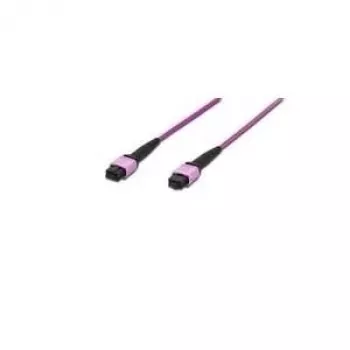 Cable de conexión de fibra óptica Digitus MPO hembra OM4 20m