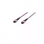 Cable de conexión de fibra óptica Digitus MPO hembra OM4 20m