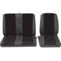 Funda de asiento para coche PETEX asiento del conductor poliéster rojo/antracita modelo 30071912