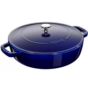 Olla de cocción Staub Chistera 28 cm hierro fundido azul oscuro