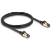 Cable de red DeLOCK RJ45 Cat.6A conector macho a conector macho S/FTP 1 m negro
