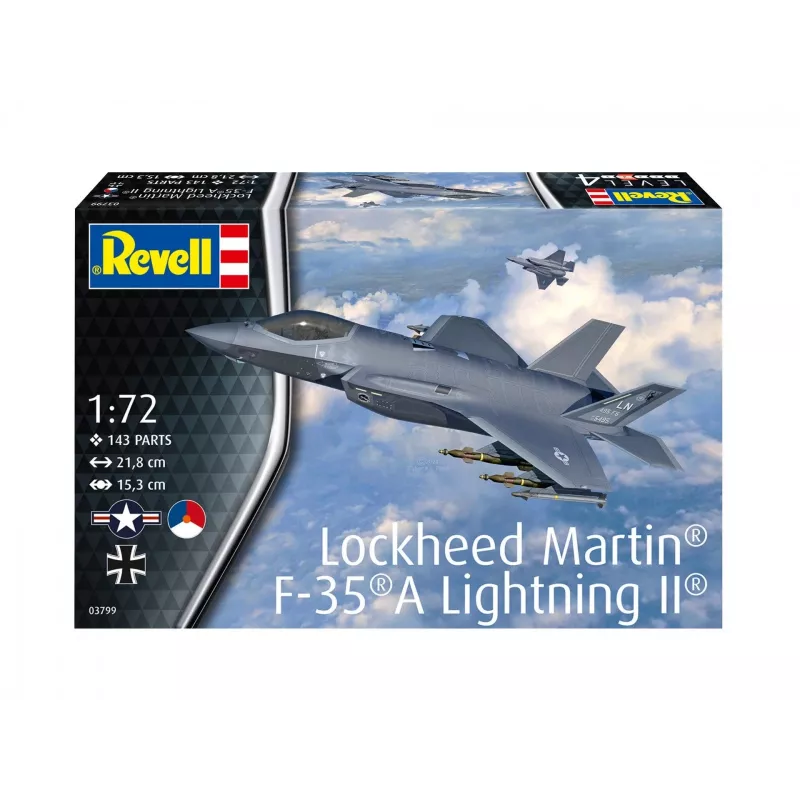 Maqueta de plástico Lockheed Martin F-35A Light 1/72