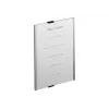 Cartel informativo resistente acrílico aluminio plateado 4806-23