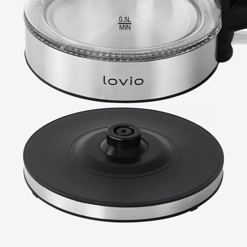 Hervidor eléctrico Lovio 1,7L 2200W cristal
