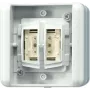 JUNG 8472.01 LED W - Interruptor pulsador - Cableado - blanco