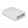 Caja de superficie Keystone DeLOCK 67053, 4 puertos, blanca