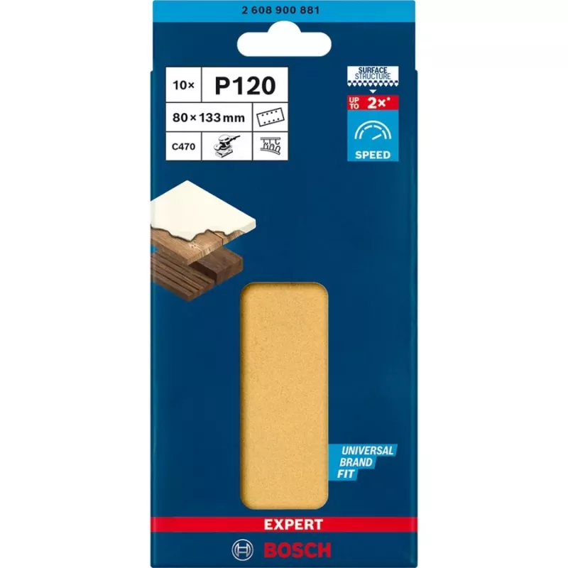 Bosch 2 608 900 881 herramienta rotativa accesorio de lijado/amolado madera hoja de lijar