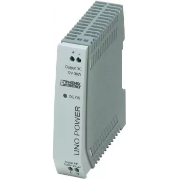 Fuente de alimentación PHOENIX-CONTACT UNO-PS/1AC/12DC/ 30W — 12 V DC, 30 W, entrada 85–264 V AC