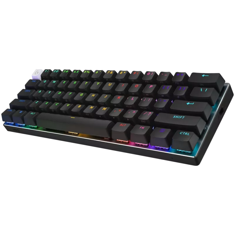 Teclado gaming inalámbrico LOGITECH PRO X 60 LIGHTSPEED (táctil) - NEGRO - PAN - 2,4 GHZ/BT - EMEA28i-935 - INTERRUPTOR TÁCTIL