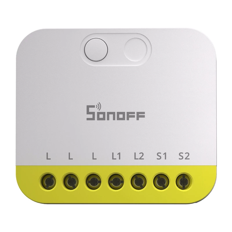 Interruptor mini de dos canales sin N Sonoff MINI-ZB2GS-L ZigBee