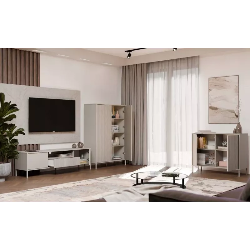 RTV KAMARO 160 esbelto/GŁ color Cashmere