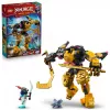 Set de construcción LEGO NINJAGO 71839 Mech de combate Spinjitzu de Arin, 213 piezas, 2 minifiguras, altura 160 mm