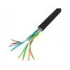 Cable de red LANBERG U/UTP Cat5e LCU5-10CC-0305-BK 305 m, 24 AWG CCA, 5 mm, funda de PVC, negro