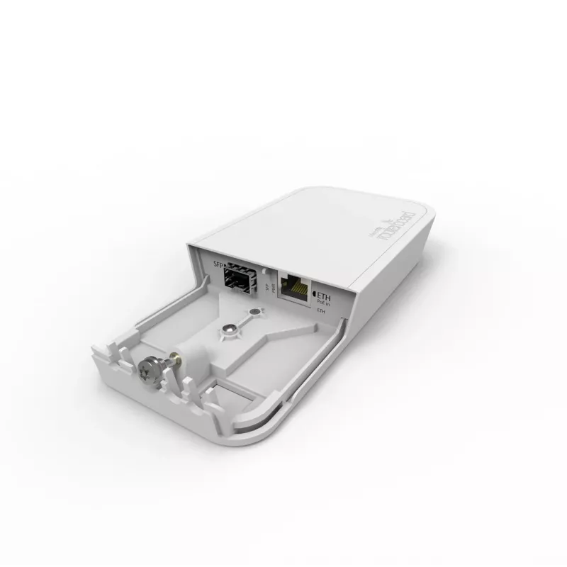 Mikrotik FTC convertidor de medios de red blanco