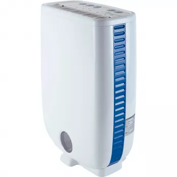 Deshumidificador Meaco DD8L blanco de sobremesa – desagüe continuo, diseño desecante de bajo consumo