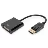 Cable adaptador DisplayPort Assmann. DP - DVI (24+5) M/H. 0,15 m con bloqueo. Compatible con DP 1.1. UL. bl. sin apantallamiento. 32AWG (AK-340409-001-S)