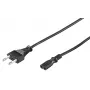 Cable de alimentación europeo Goobay 1.5 m Negro