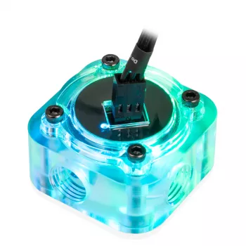 Sensor de caudal Barrow SLFV2-RGB W ARGB blanco – sensor de flujo para refrigeración líquida de circuitos de PC