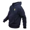 Sudadera con capucha y cremallera Caseking azul marino talla S