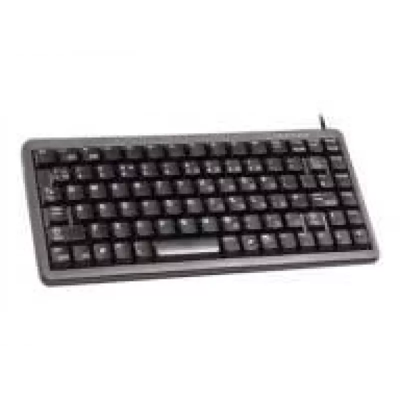 Teclado CHERRY Compact, combo (USB + PS/2), DE oficina USB + PS/2 QWERTY negro