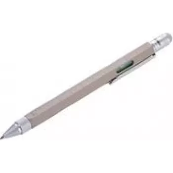 Bolígrafo multiusos TROIKA PIP20/BE gris — Bolígrafo multiusos TROIKA PIP20/BE, gris