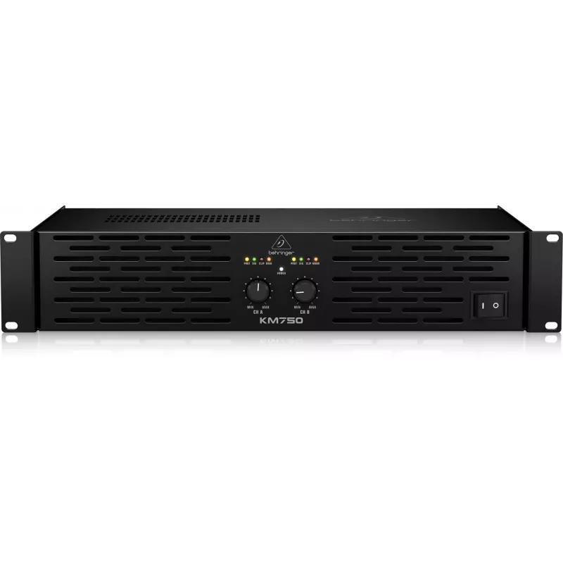 Amplificador de audio Behringer KM750 2.1 canales negro