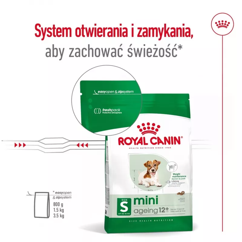 ROYAL CANIN Mini Ageing Adult +12 - Pienso para perros - 3,5 kg