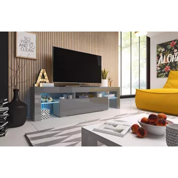 Soporte de TV Cama TORO 158 gris/gris brillante