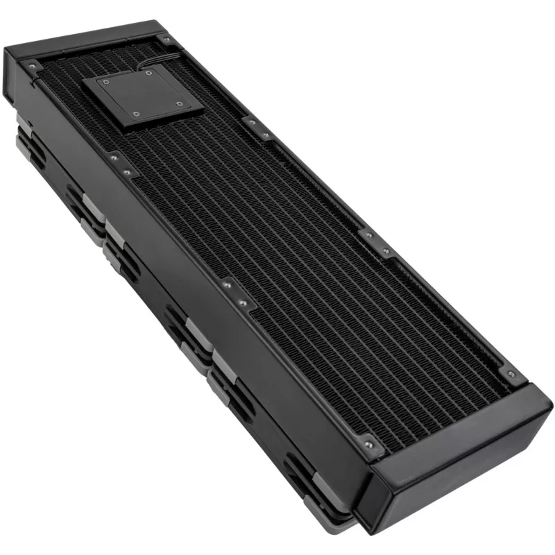 Radiador SILVERSTONE SST-XE360PDD refrigeración líquida 360mm, negro/plata