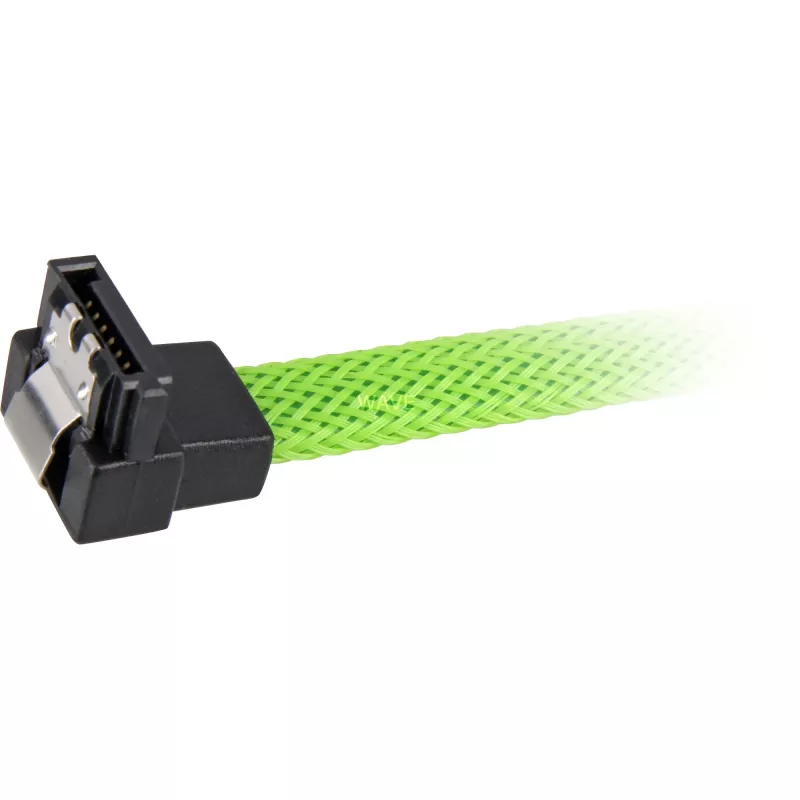 Cable SATA Sharkoon SATA 3 0,45 m 7 pines negro verde