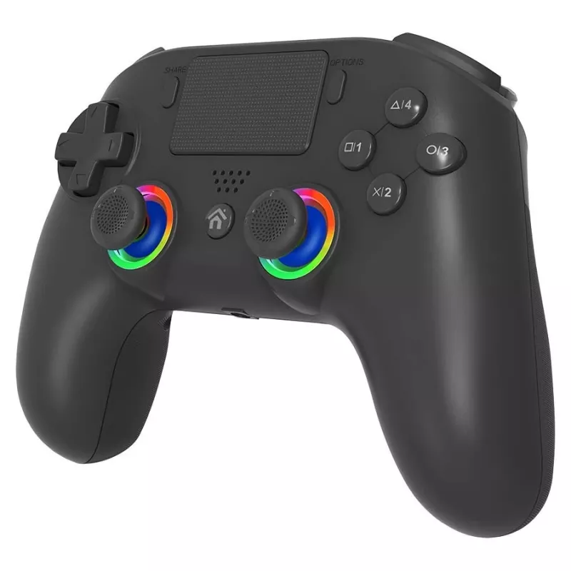 Mando Subsonic PS5 Wireless LED Controller negro D-pad Home Opciones Compartir