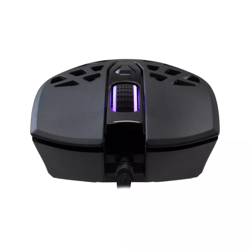 Ratón White Shark GM-5018 Caradoc RGB 7200 dpi negro
