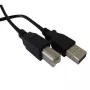 Cable USB 2.0 AM – BM, 1,8 m