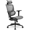 Silla de oficina Sharkoon OfficePal C40M asiento de malla respaldo de malla, gris, máx. 150 kg