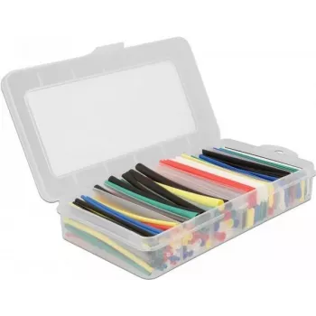 Tubo termorretráctil DeLOCK 20736 colores surtidos 196 uds.