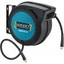 HAZET 9040N-13 - enrollador de manguera de pared - automático - funcional - negro - azul - plástico - polímero - montaje en pared
