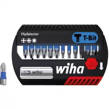 WIHA 41824 - Set de puntas FlipSelector, 13 piezas mixtas, 25 mm, punta T (41824)