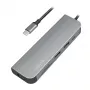 LogiLink UA0343 hub multipuerto USB-C aluminio USB 3.2 2nd Gen Mult