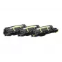Lexmark - Pack de 3 - Amarillo, cian, magenta - Original - Cartucho de tóner LCCP - para Lexmark CS820, CX820, CX825, CX860 (72K0D50)