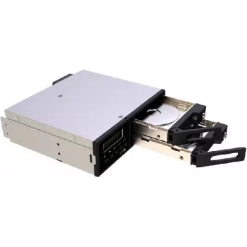 ICY BOX RAIDON inTank iR2022 - caja RAID interna con indicador de datos, indicador de red, bloqueo de teclas, pantalla LCD, ventilador - 2.5 (6,4 cm) - 2 canales