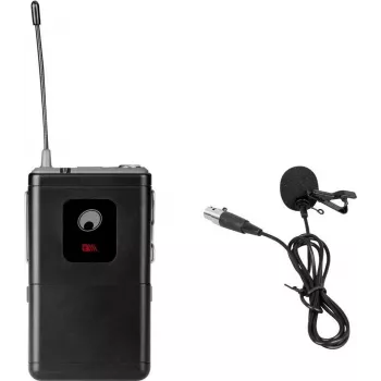 Micrófono de solapa Omnitronic UHF-E Series 823,6 MHz micrófono de solapa
