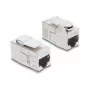 Acoplador Keystone DELOCK conector hembra RJ45 a conector hembra RJ45 — conector de red en línea (modelo 90796)