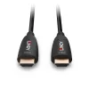 Lindy Cable HDMI híbrido de fibra óptica 8K60 de 10 m, 10 m, HDMI tipo A (estándar), HDMI tipo A (estándar), 48 Gbit/s, Negro
